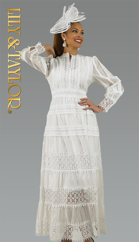 Lily And Taylor 5038-WHT-QS