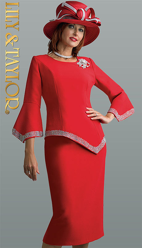 Lily And Taylor 4471-RED-QS