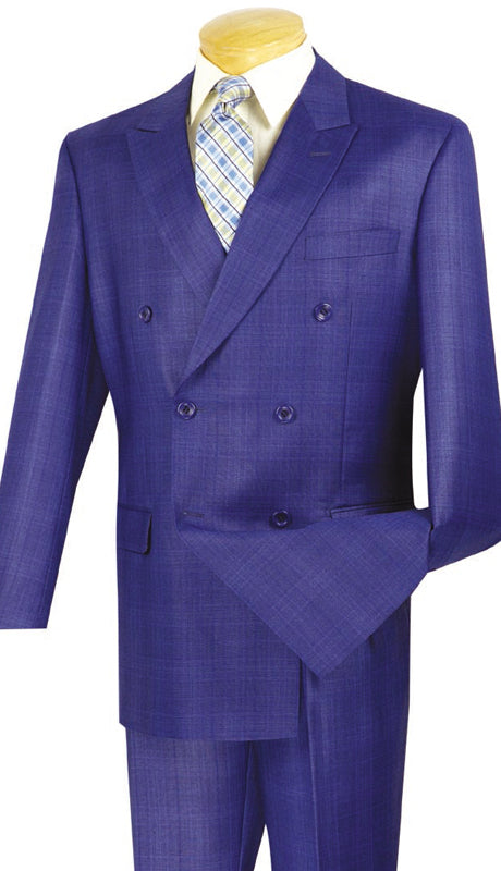 Vinci Mens Suit DRW-1-BLU
