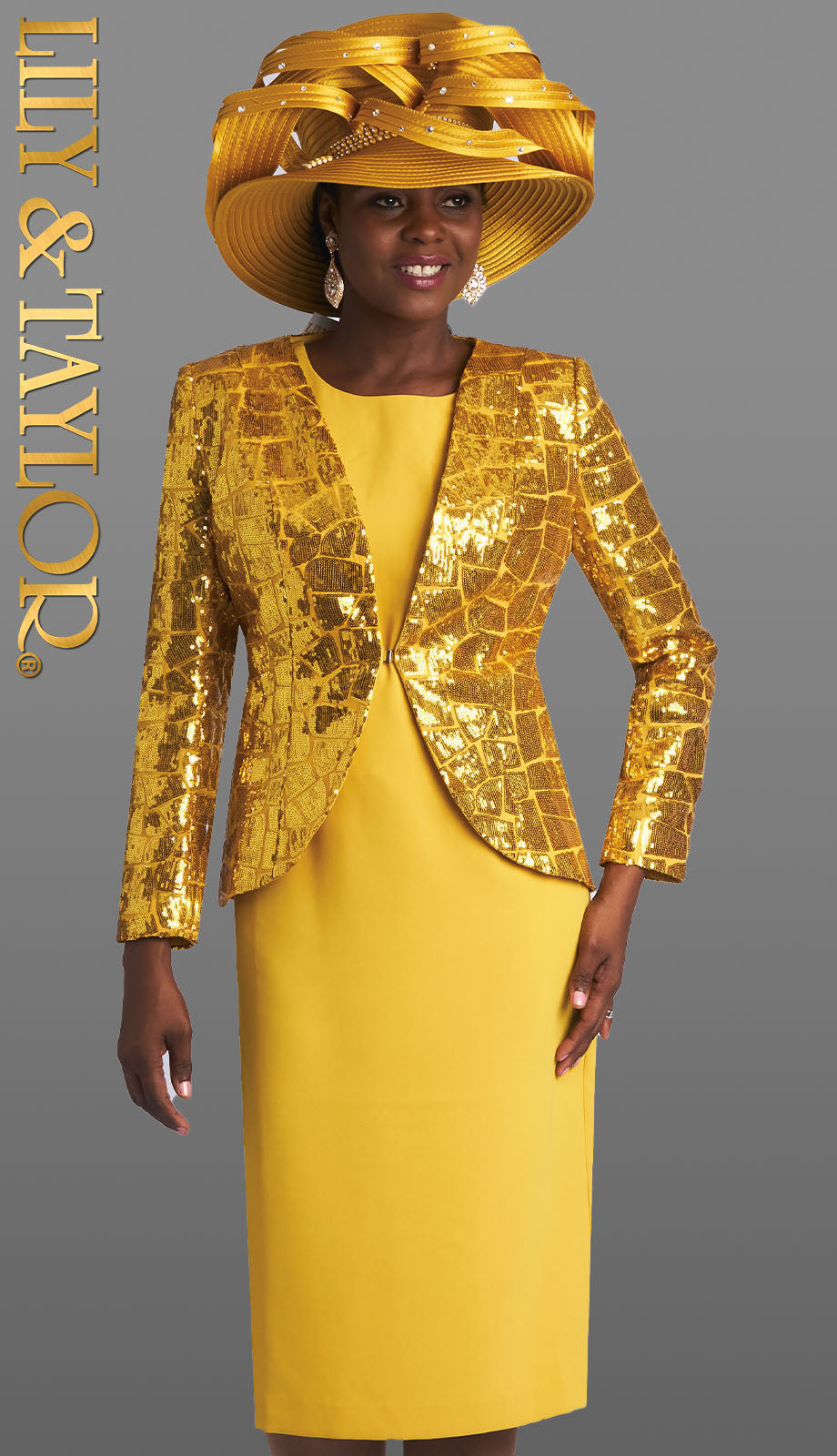 Lily And Taylor 4726-HNY-QO Ladies  Dress