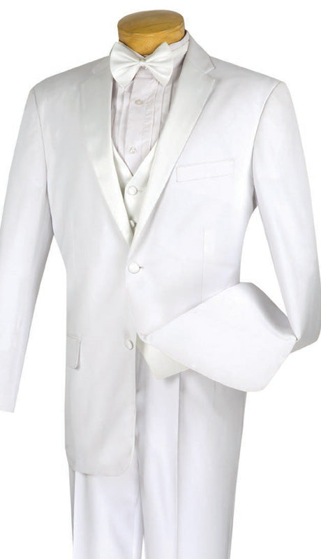 Vinci Mens Suit 4TV-1-WH