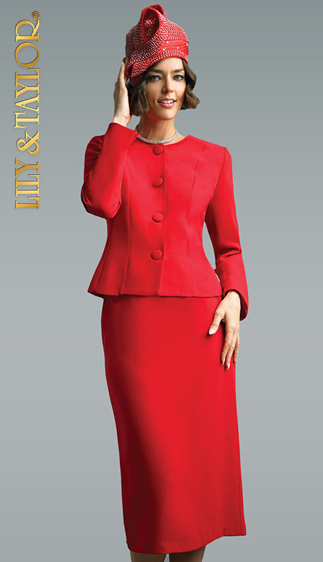 Lily And Taylor 2920-RED-QS