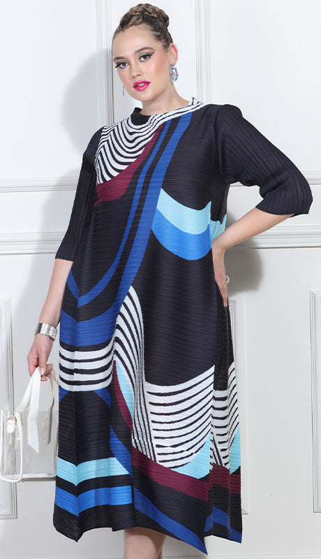 Luxe Moda LM402-NVY Outfit