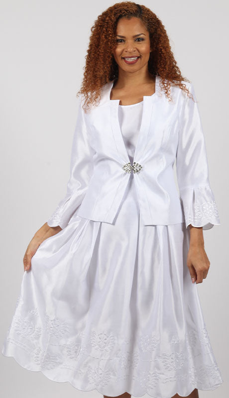 Diana Couture 8943-WHT  Dress