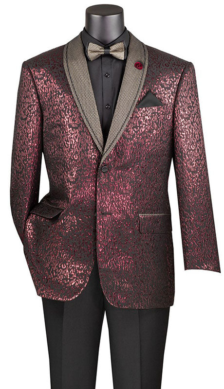 Vinci Mens Sport Coat BF-6-BUR
