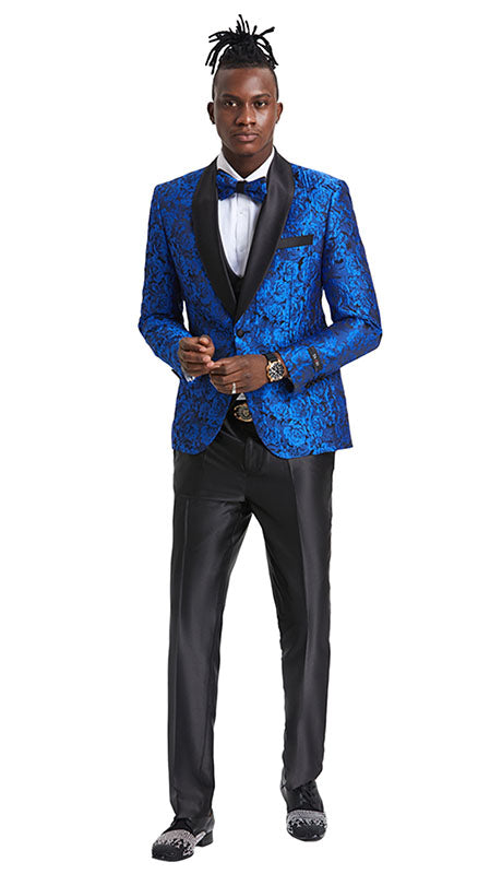 Tazzio Mens Suit M363SK-RYL