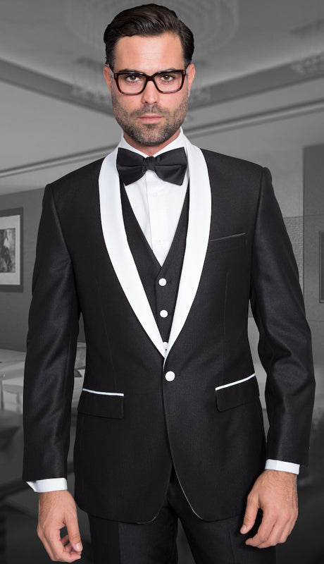 Mens  Suit ENZO-1-BW