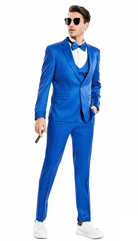 Tazzio Mens Suit M364SK-RYL