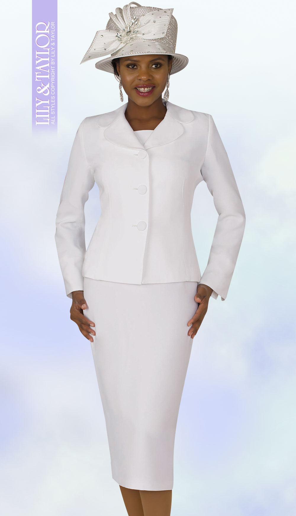 Lily And Taylor 4063-WH-QO