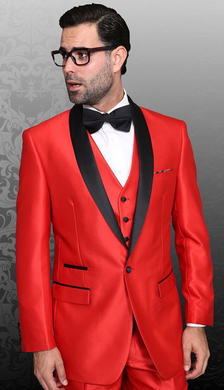 Mens  Suit zEnzo-7 RD