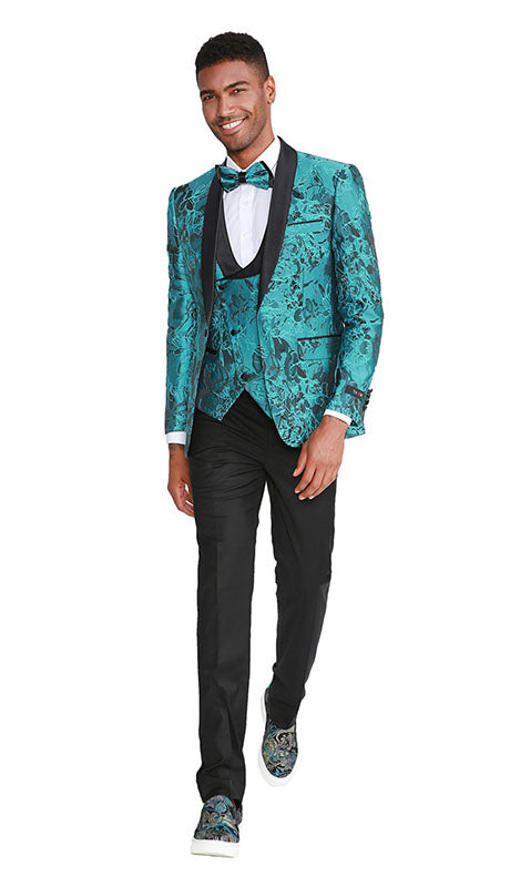 Tazzio Mens Suit M305SK-TUR