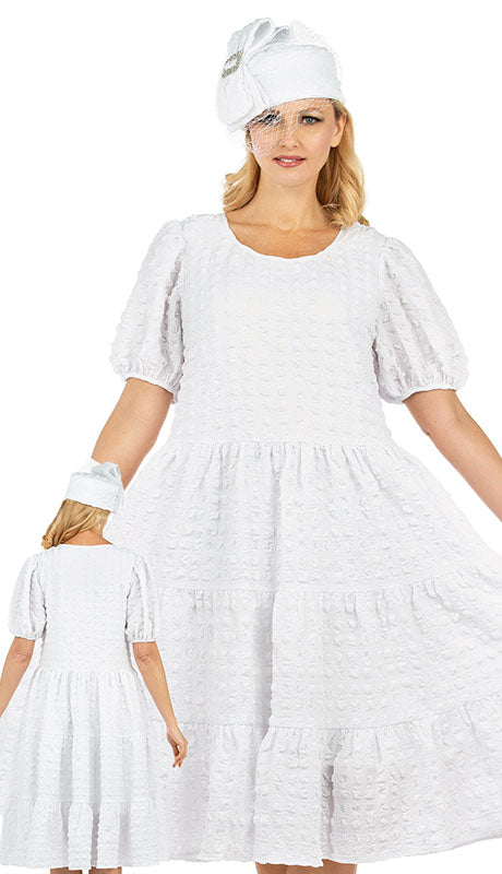 Giovanna D1559-WHT-CO Ladies  Dress