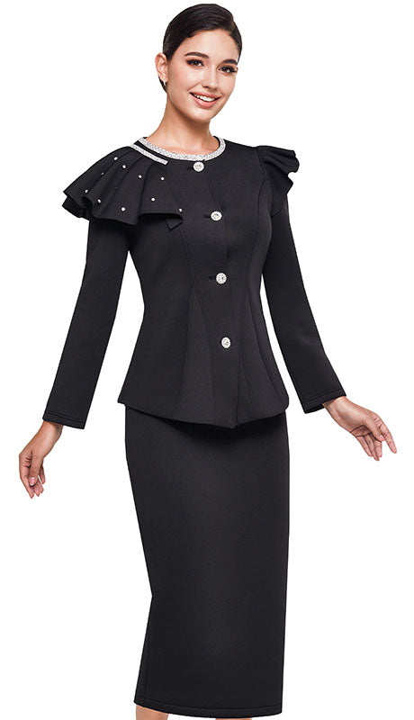 Serafina 4216-BLK  Suit