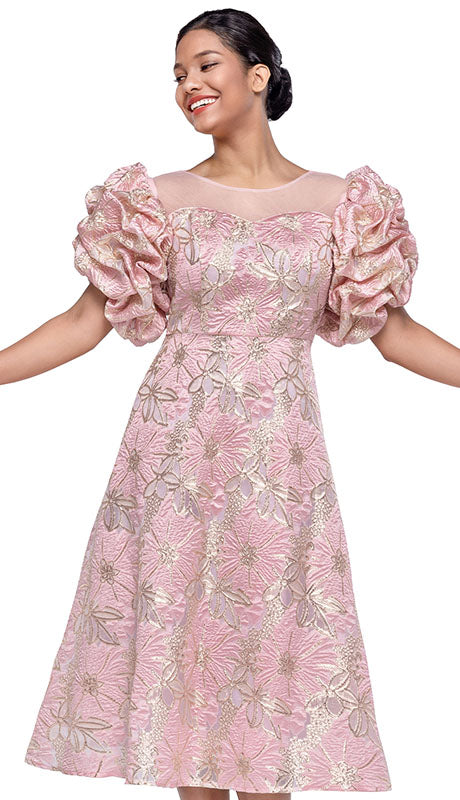 Serafina 6462-PNK-CO  Dress for Ladies