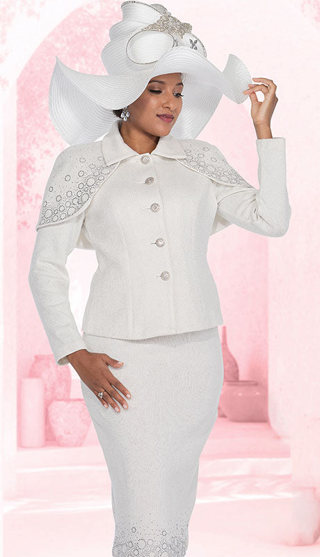 Elite Champagne Knit 5955-OFW-QS  Suit for Women