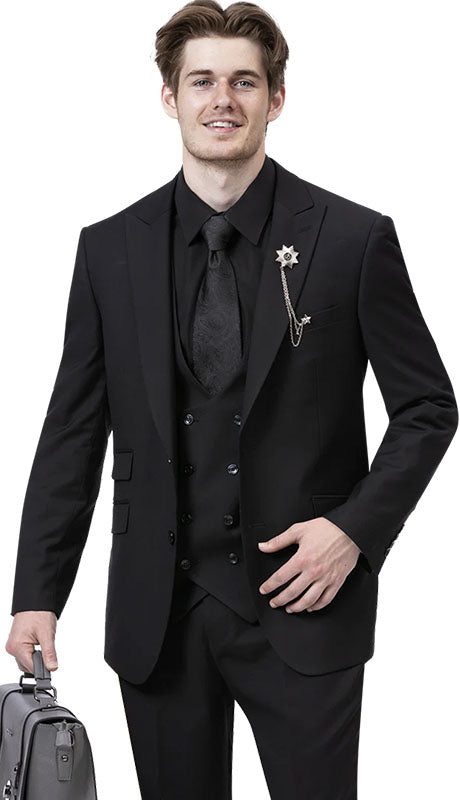 EJ Samuel M2770-BLK Mens Suits