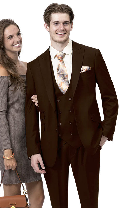 EJ Samuel M2770-BRN Mens Suits