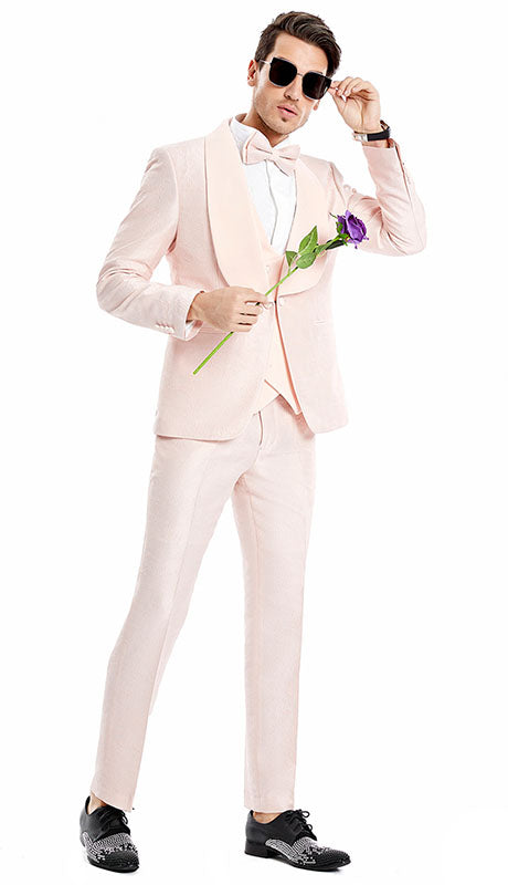 Tazzio Mens Suit M368SK-BLUSH
