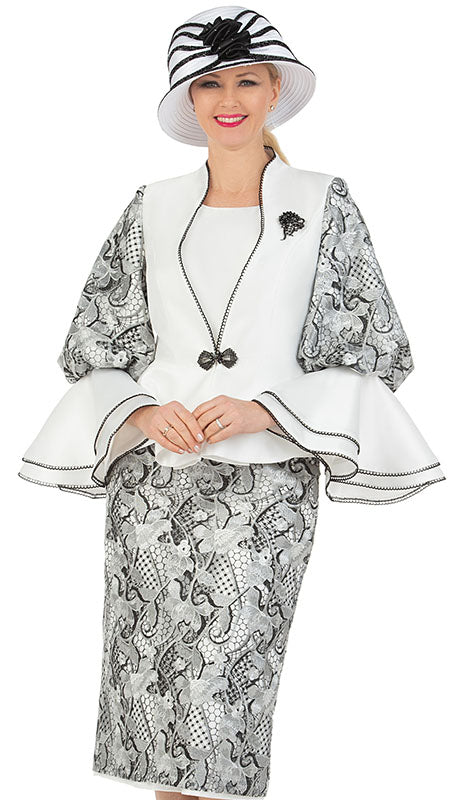 Giovanna 1205-WHT  Suit