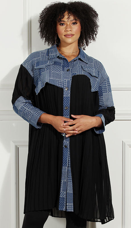 Luxe Moda LM221-BLU Ladies Dress