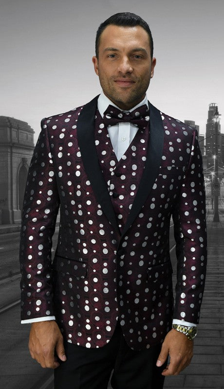 Mens  Suit zBellagio-13-BUR