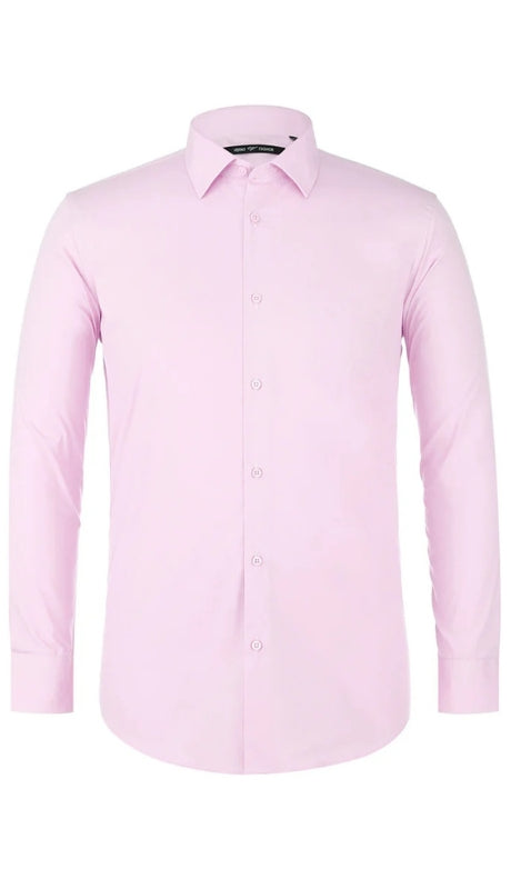 Verno Mens Shirt CS0222-LIT-PINK