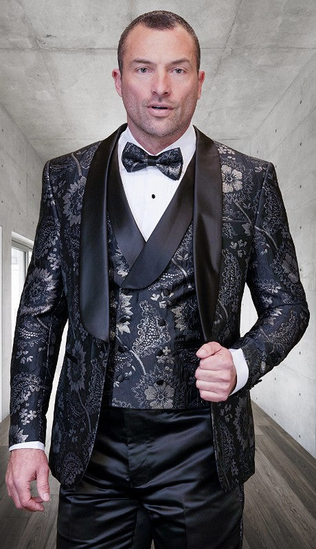 Mens  Suit DELANO-3-BLK