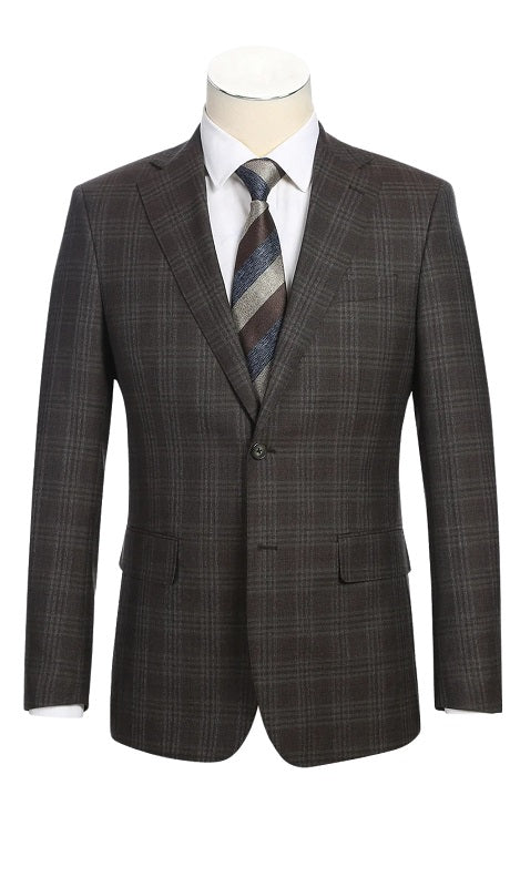 English Laundry Mens Suit EL12-58-555-BRN