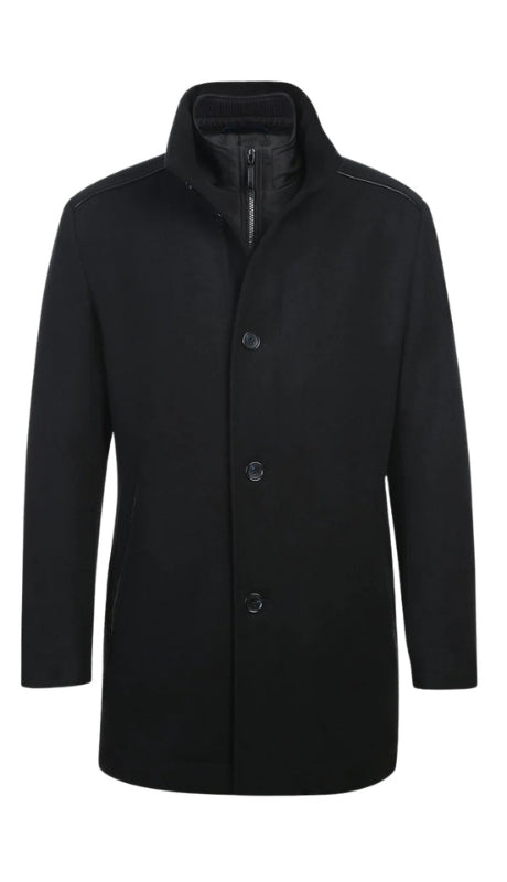 English Laundry Mens Coat EL84-01-001-BLK Short Coat