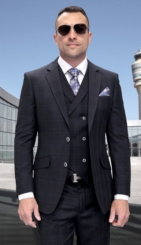 Mens  Suit GIMANO-BK