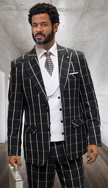 Mens  Suit LUCCI-BW
