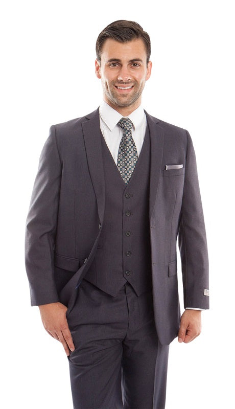 TAZZIO Mens Suit-M194S-04-GREY