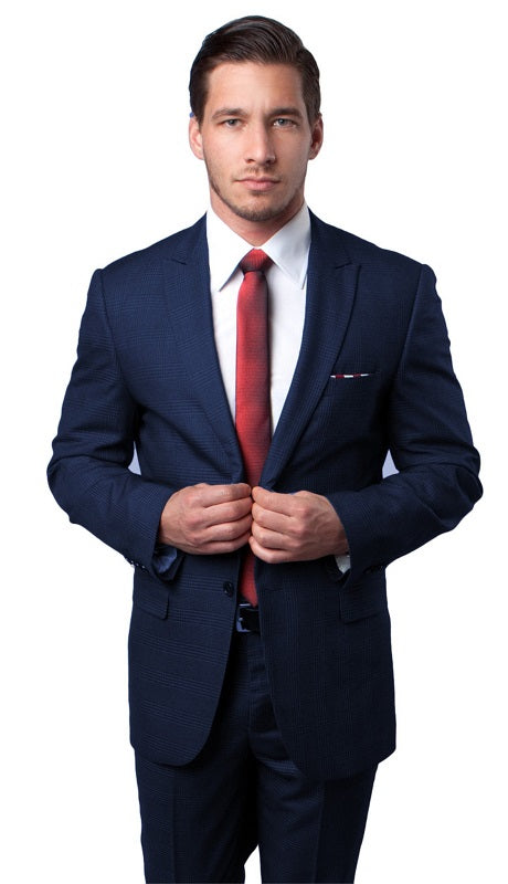 Tazzio Mens Suit-M206S-02-Navy