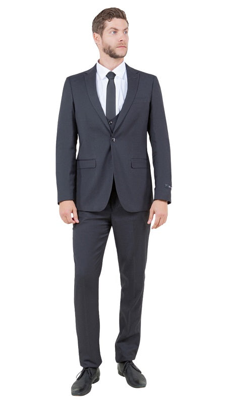 Tazzio Mens Suit-M255US-02-D-GREY