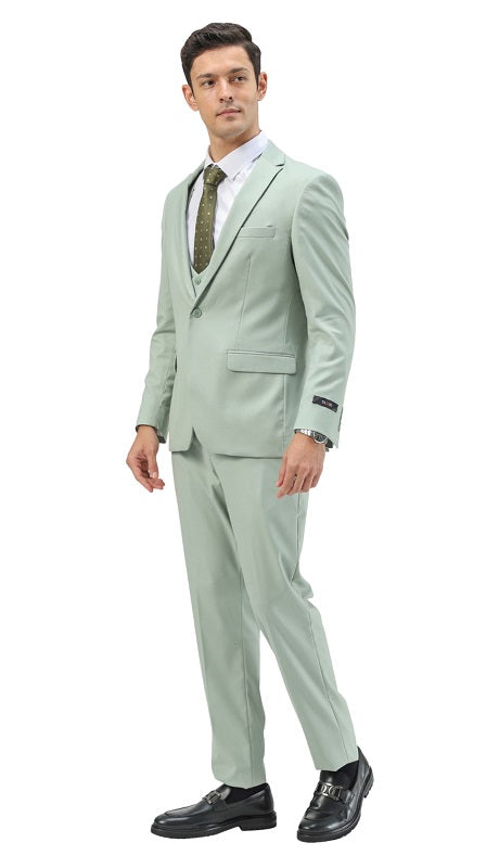 Tazzio Mens Suit-M255US-15-SAGE
