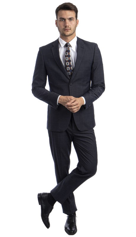 Tazzio Mens Suit M266US-02-DARK-GREY