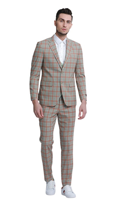Tazzio Mens Suit-M334SK-01-MINT
