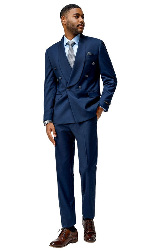 Tazzio Mens Suit M426SK-NAVY