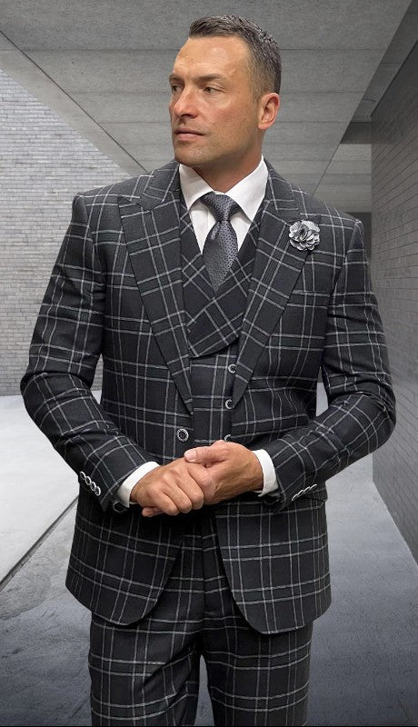 Mens  Suit MONARI-BK
