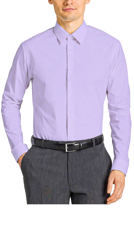 Tazzio Mens Dress Shitrs MSH30-05-LAVANDER