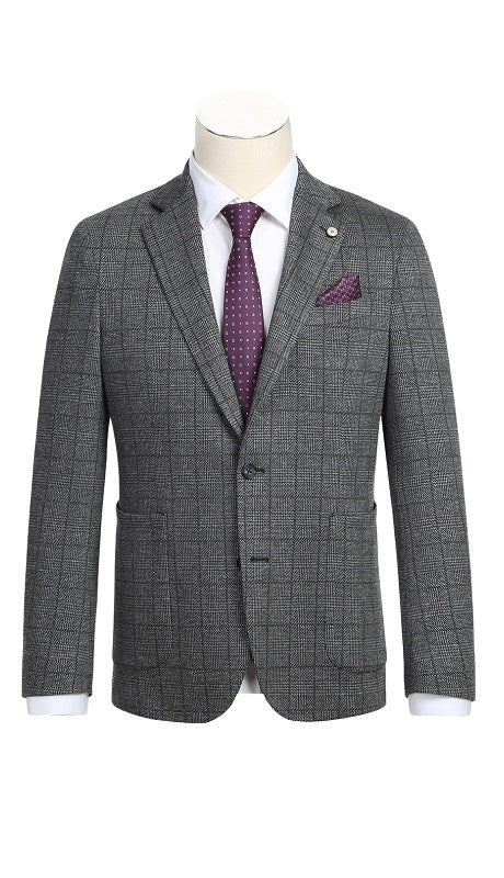 Pellagio Mens Blazer PF23-4-GRY