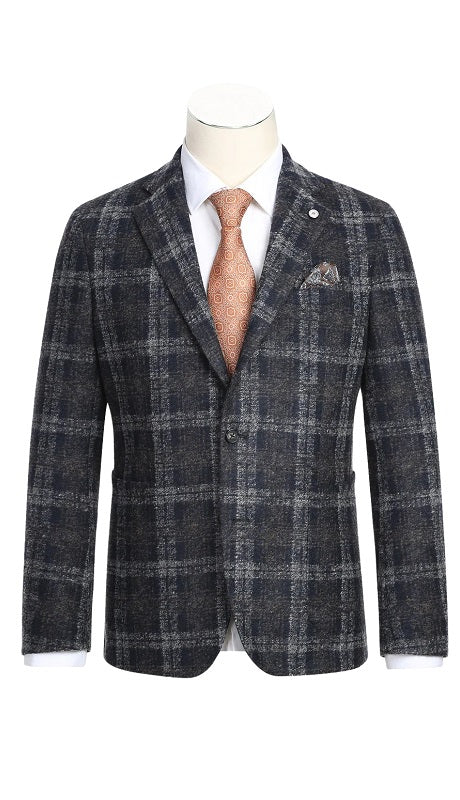 Pellagio Mens Blazer PF23-8-GRY