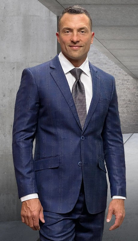 Mens  Suit PORTO-7-BL