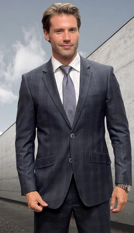 Mens  Suit PORTO-7-BLK