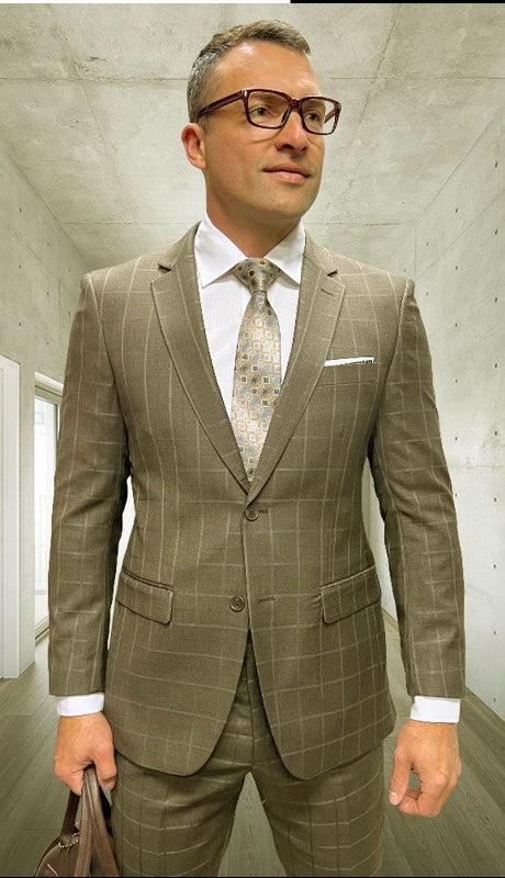 Mens  Suits PRT-101-BRZ
