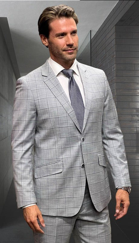 Mens  Suits PRT-101-GR