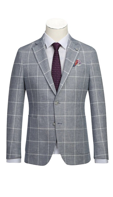 Pellagio Mens Blazer PS24-7-BLU-WHT