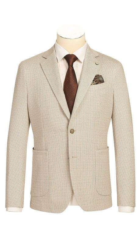Pellagio Mens Blazer PS25-10-BEIGE