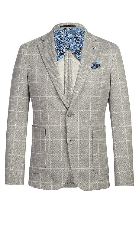 Pellagio Mens Blazer PS25-4-GRY