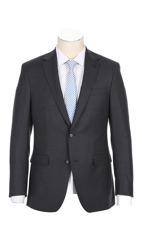 Rivelino Mens Suits RHC100-3-CHARCOAL